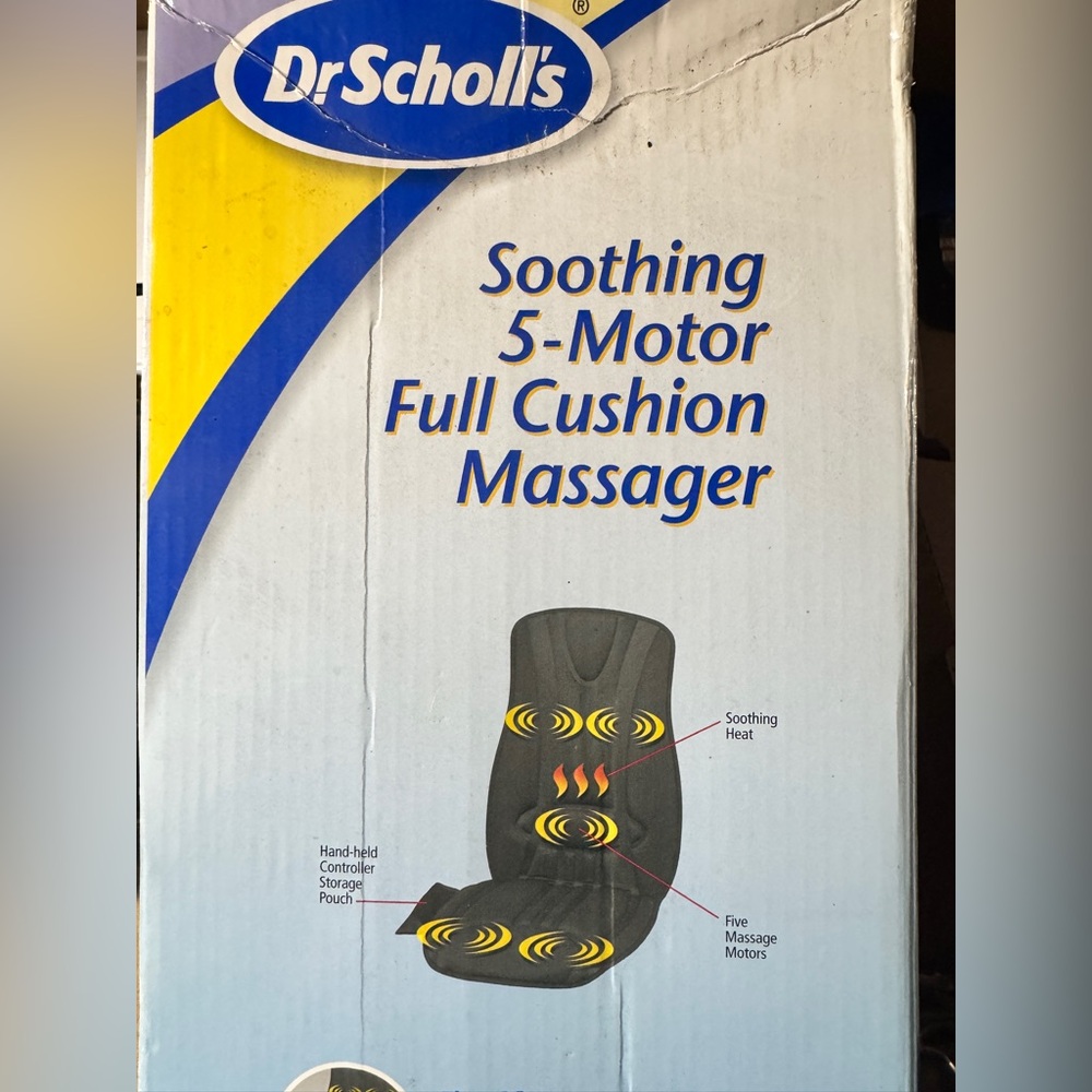 Dr. Scholl's Black Massage Cushion with Heat - Picture 3 of 4